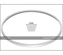 Klinový remeň pre šijacie stroje 1250x10mm V1250