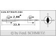 Strojové ihly pre priemyselné šijacie stroje Schmetz 134 S 90