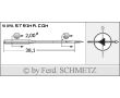 Strojové ihly pre priemyselné šijacie stroje Schmetz 134-35 SD1 100