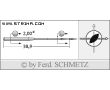 Strojové ihly pre priemyselné šijacie stroje Schmetz 135X16 R TW 120