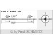 Strojové ihly pre priemyselné šijacie stroje Schmetz 135X17 SD1 130