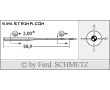 Strojové ihly pre priemyselné šijacie stroje Schmetz 135X17 SES 100