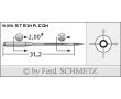 Strojové ihly pre priemyselné šijacie stroje Schmetz 142X5 130