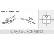 Strojové ihly pre priemyselné šijacie stroje Schmetz 1671 E EO 100
