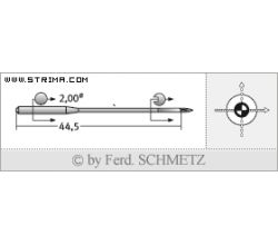 Strojové ihly pre priemyselné šijacie stroje Schmetz 190 K SUK 100