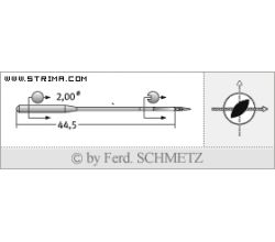 Strojové ihly pre priemyselné šijacie stroje Schmetz 190 LR 110