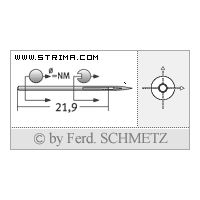 Strojové ihly pre priemyselné šijacie stroje Schmetz 292 A 90