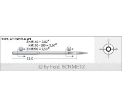 Strojové ihly pre priemyselné šijacie stroje Schmetz 328 (R) 130