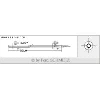 Strojové ihly pre priemyselné šijacie stroje Schmetz 328 (R) 160