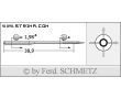 Strojové ihly pre priemyselné šijacie stroje Schmetz 332 (R) 130