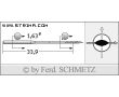 Strojové ihly pre priemyselné šijacie stroje Schmetz 34 PCL 110