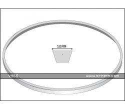 Klinový remeň pre šijacie stroje V965/962