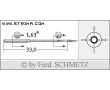 Strojové ihly pre priemyselné šijacie stroje Schmetz 501 (SC) 130