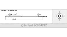 Strojové ihly pre priemyselné šijacie stroje Schmetz 5300 FL-E 130