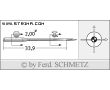 Strojové ihly pre priemyselné šijacie stroje Schmetz 558 SES 90