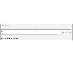 Vertikálny nôž 7W-HSS