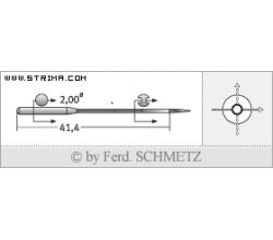 Strojové ihly pre priemyselné šijacie stroje Schmetz 933110