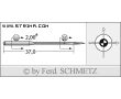 Strojové ihly pre priemyselné šijacie stroje Schmetz 934 SUK 100