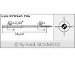 Strojové ihly pre priemyselné šijacie stroje Schmetz DVX57 SUK 130
