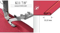 Zakladač s podohnutím pre šijacie stroje A11 7/8