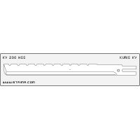 Vertikálny nôž KV 200 HSS BS