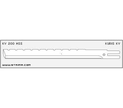 Vertikálny nôž KV 200 HSS BS