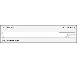 Vertikálny nôž KV 1100 HSS BS