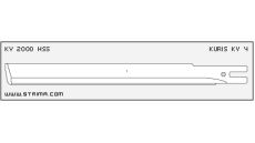 Vertikálny nôž KV 2000 HSS BS