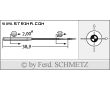 Strojové ihly pre priemyselné šijacie stroje Schmetz UY 128 GLS 110