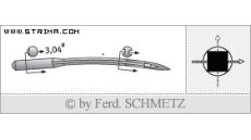 Strojové ihly pre priemyselné šijacie stroje Schmetz UY 9854 GS 170