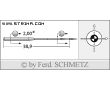 Strojové ihly pre priemyselné šijacie stroje Schmetz 135X17 SUK 120