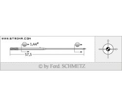 Strojové ihly pre priemyselné šijacie stroje Schmetz 137X1 100