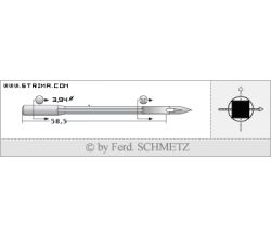 Strojové ihly pre priemyselné šijacie stroje Schmetz UY 1975 GS 300
