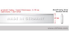 Nôž do pásovej píly 3860x10x0,45mm serrated BS