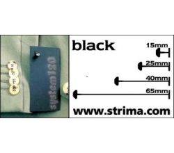 Splinty 15mm 120 PPS BLACK 015 - 12.000 ks