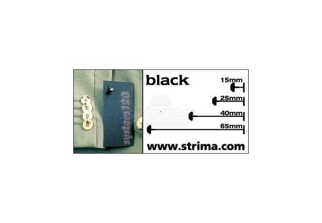 Splinty 25mm 120 PPS BLACK 025 - 12.000 ks