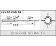Strojové ihly pre priemyselné šijacie stroje Schmetz 135X5 SKL 65