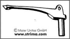 Chapač/kľučkar pre overlock 81071415 MAIER