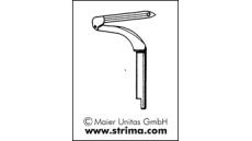 Chapač/kľučkar pre overlock 209267-0-00 MAIER