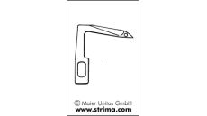 Chapač/kľučkar pre overlock 412553 MAIER