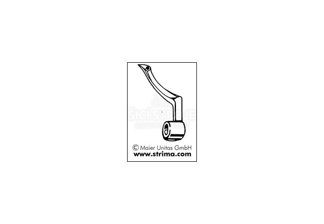 Chapač/kľučkar pre overlock 159686-001 MAIER