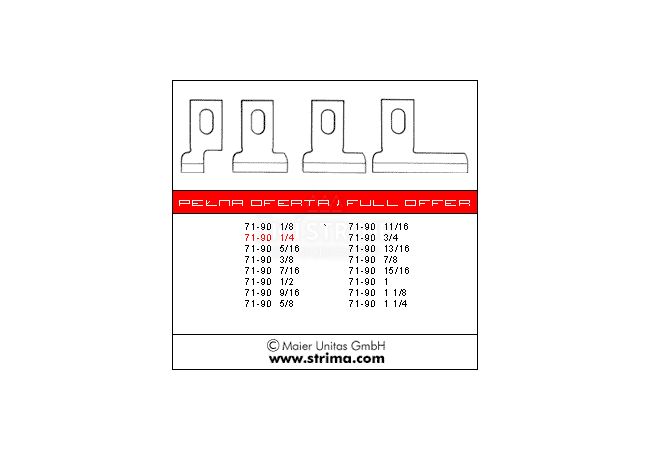 Nôž 71-90 1/4 HSS MAIER
