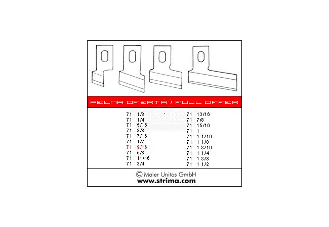 Nôž 71-90 9/16 HSS MAIER