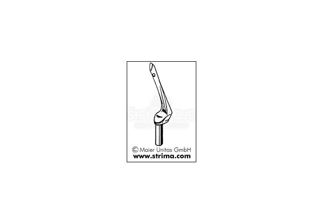 Chapač/kľučkar pre overlock 155243-001(H) MAIER