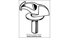 Chapač/kľučkar pre overlock 85168 MAIER