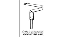 Chapač/kľučkar pre overlock 2109300 MAIER