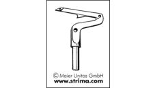 Chapač/kľučkar pre overlock 2109308 MAIER
