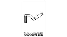 Chapač/kľučkar pre overlock 2129300 MAIER