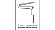 Chapač/kľučkar pre overlock B2521-804-000 MAIER