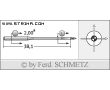 Strojové ihly pre priemyselné šijacie stroje Schmetz 134-35 SES 140